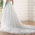 Spaghetti Straps Sleeveless Lace Appliques Beach Wedding Dresses